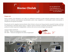 Tablet Screenshot of biostec.ro