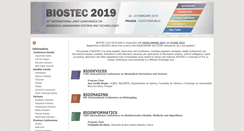 Desktop Screenshot of biostec.org